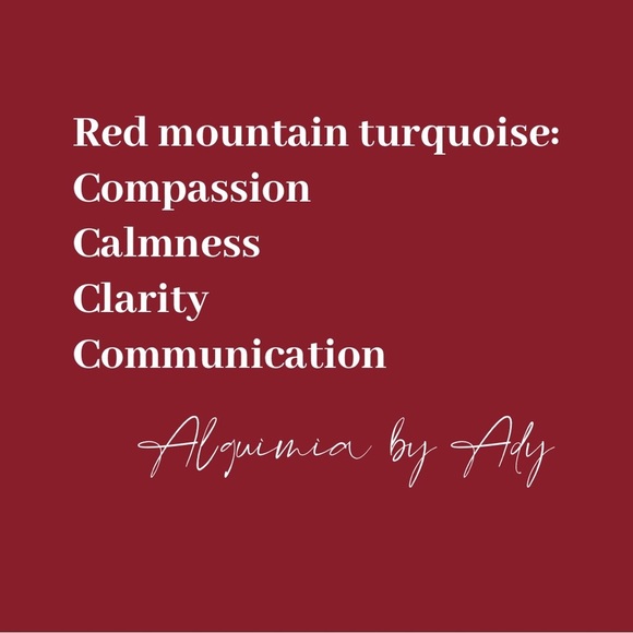 Red turquoise silver gen ring Victorian cocktail vintage - Picture 3 of 3